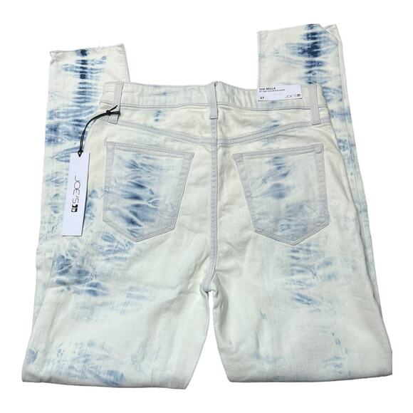 Joe's Jeans Bella 11" high rise skinny ankle white 27 Hydrangea NWT - Picture 2 of 4